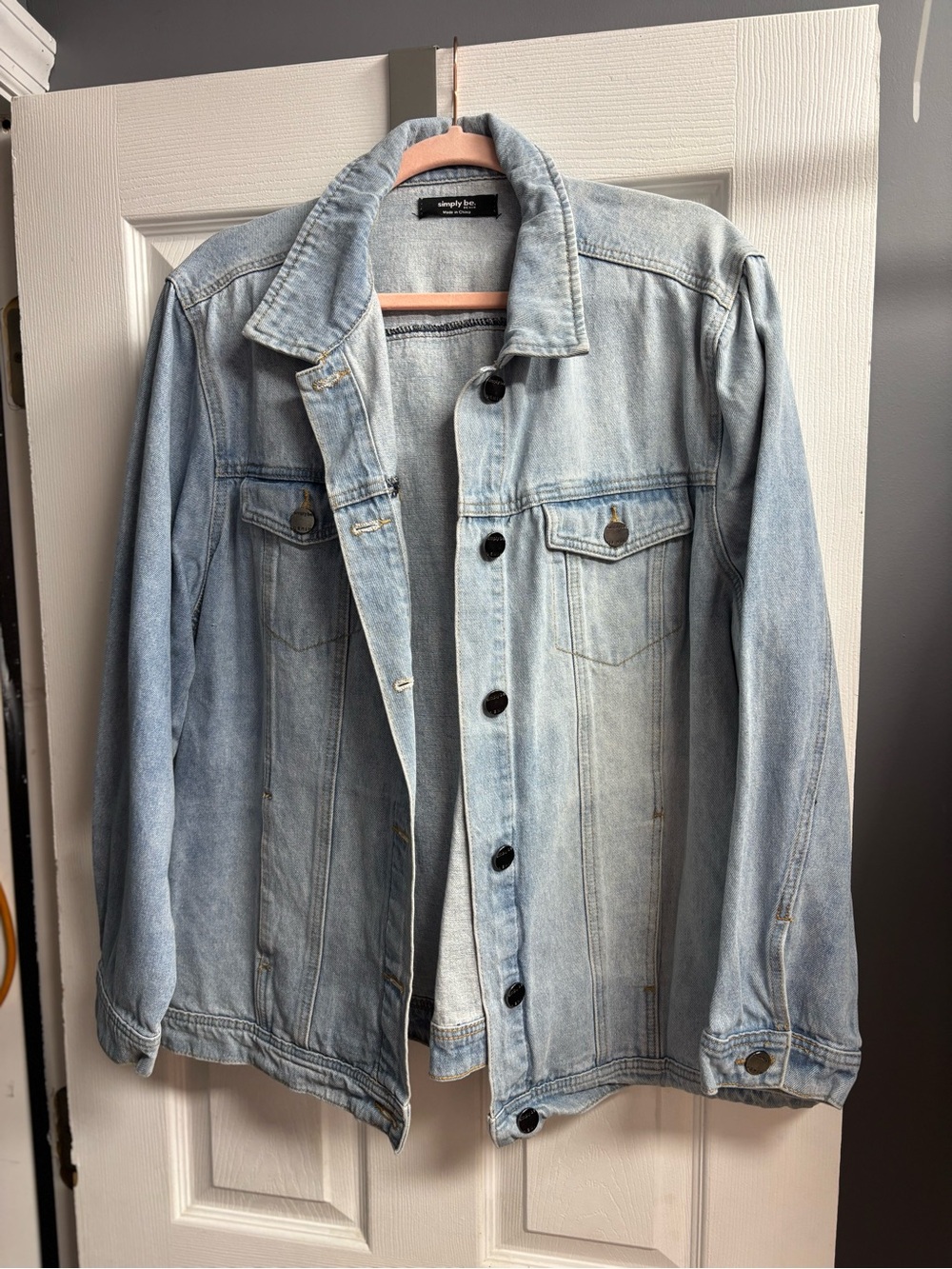 Simply Be Light Blue Denim Jacket